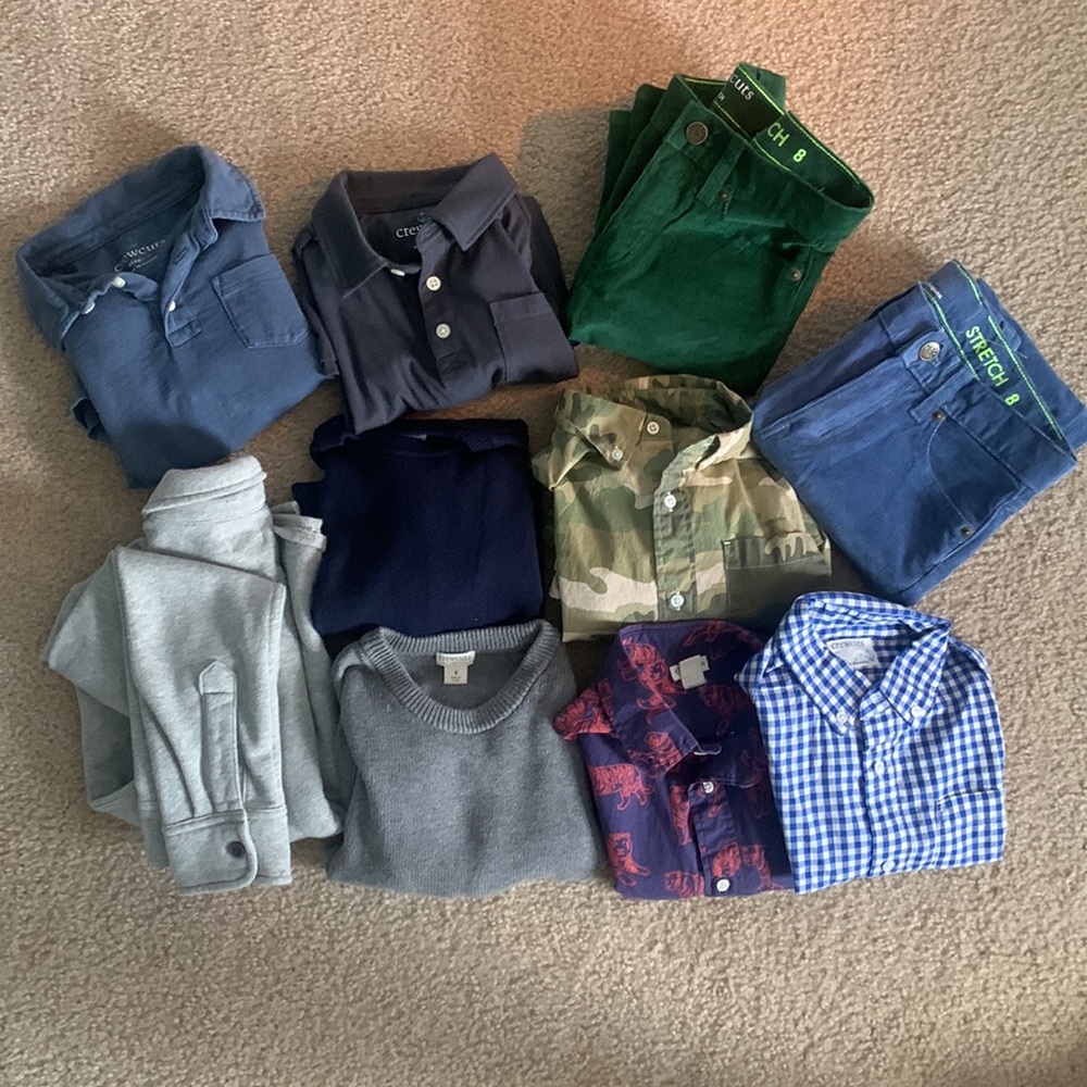 Lot of j crew, crew cuts boys clothing!